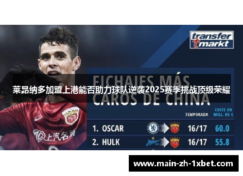 莱昂纳多加盟上港能否助力球队逆袭2025赛季挑战顶级荣耀