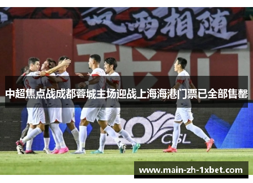 中超焦点战成都蓉城主场迎战上海海港门票已全部售罄